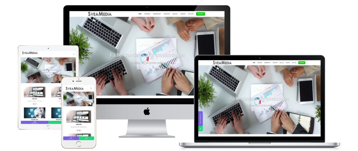Hemsida, E-handel & Marknadsföring – SveaMedia.se