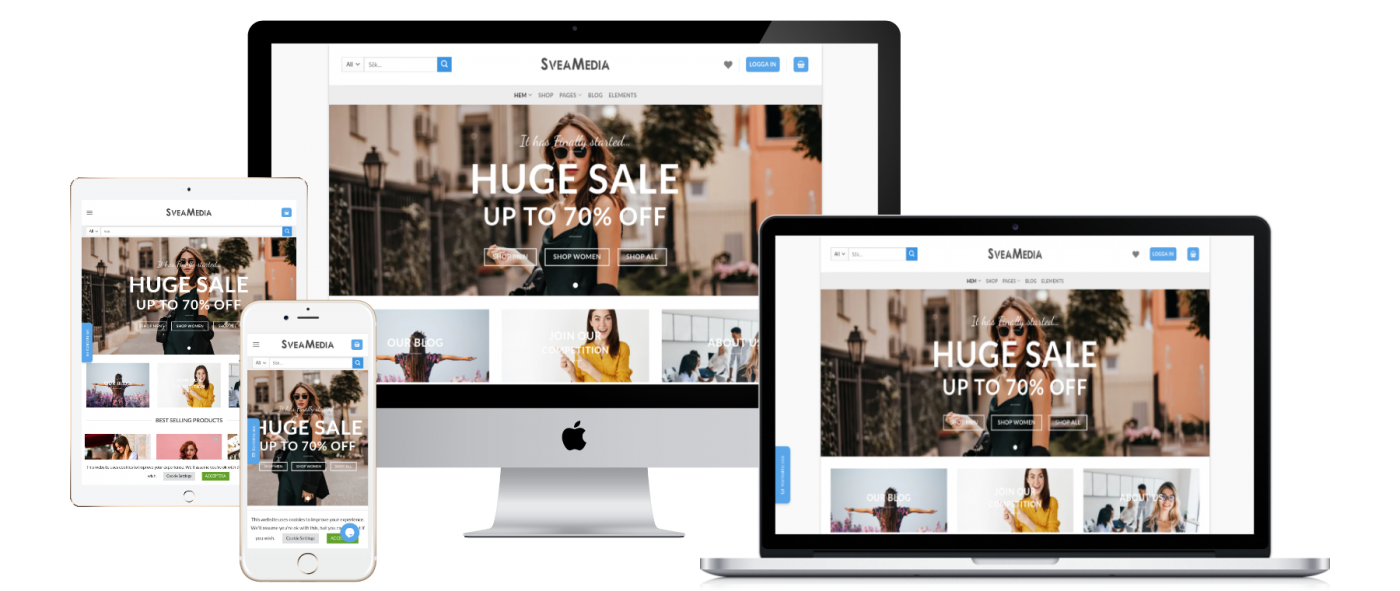 Hemsida, E-handel & Marknadsföring – SveaMedia.se