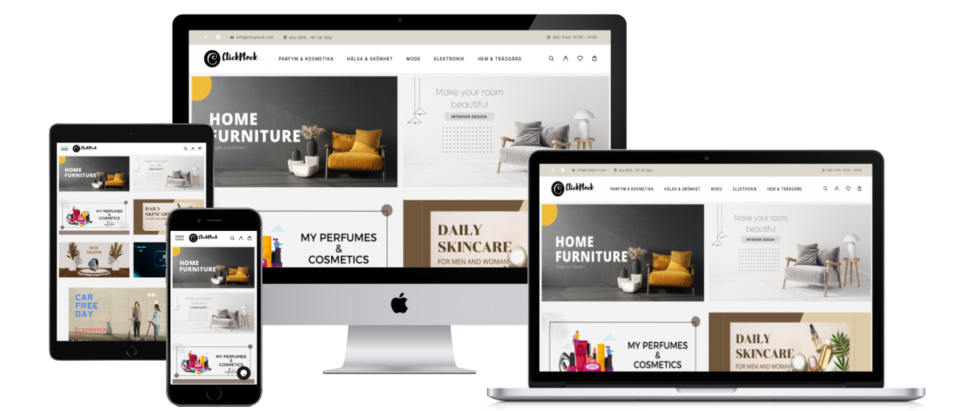 Hemsida, E-handel & Marknadsföring – SveaMedia.se