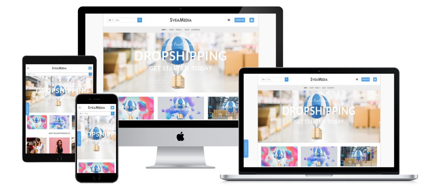 Hemsida, E-handel & Marknadsföring – SveaMedia.se
